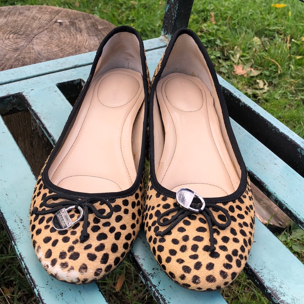 Cute leopard print flats